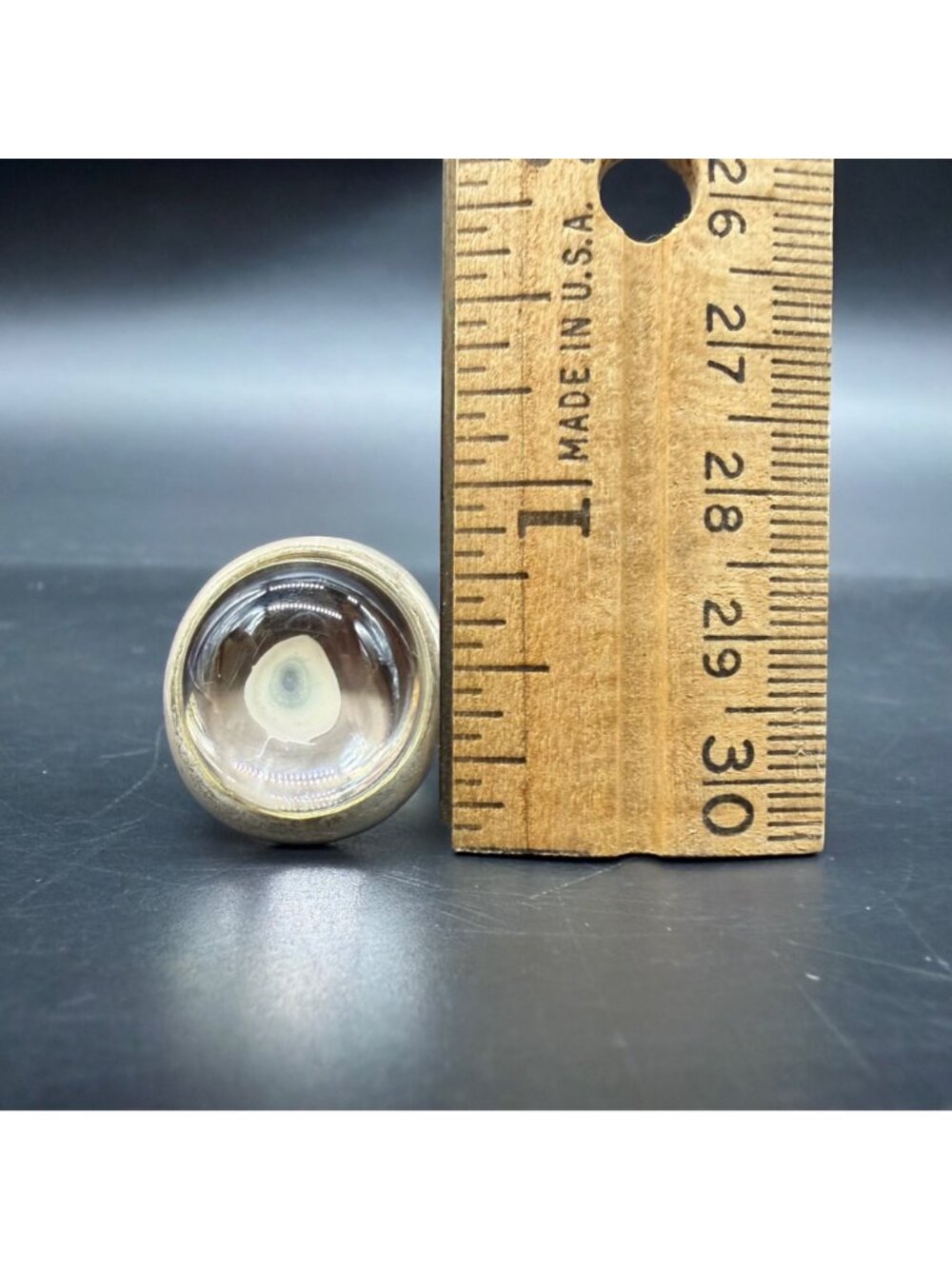 Sterling Silver Pools Of Light Quartz Ring Size 8 RLM Robert Lee Morris READ - Picture 12 of 13